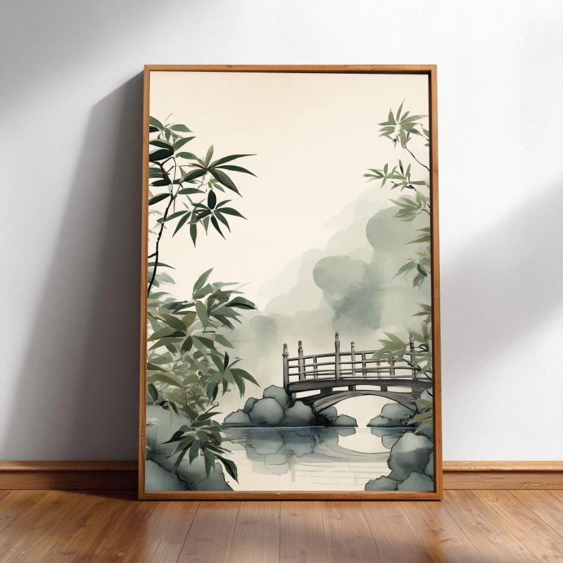جدار الفن الياباني الحد الأدنى - مراجعة Japanese Minimalist Lifestyle وسعره