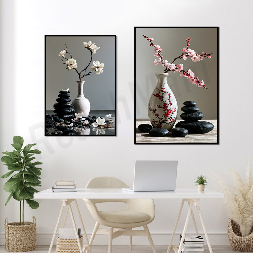 مزهرية على الطراز الياباني بزه - مراجعة Japanese Zen Lifestyle وسعره