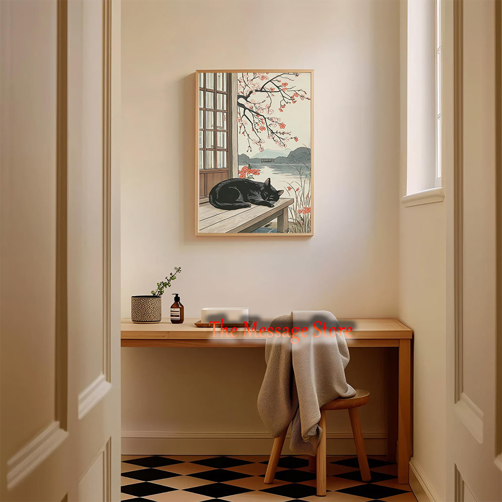لوحة قماشية حديثة بتصميم يابان - مراجعة Japanese Zen Lifestyle وسعره