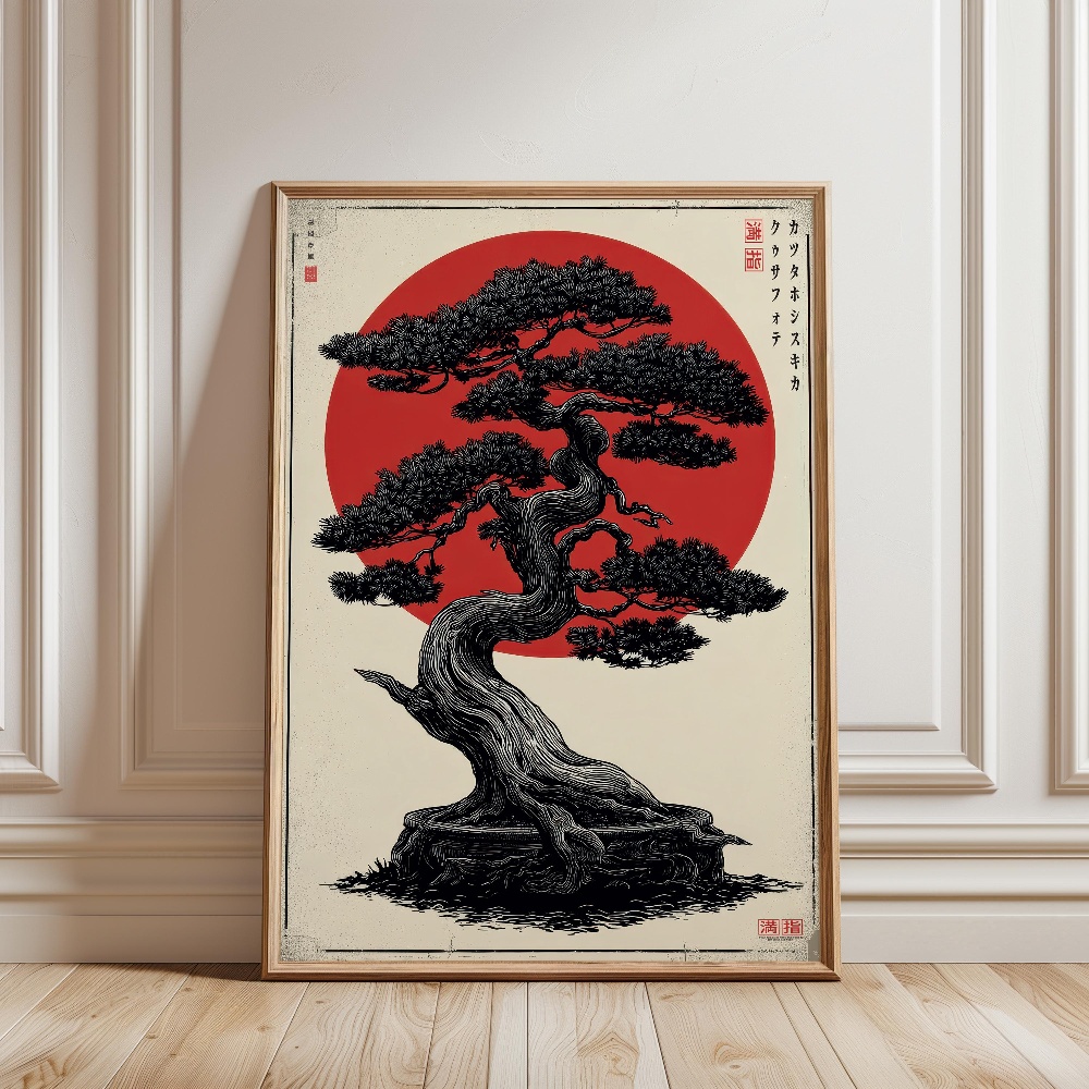 لوحة فنية لجبل فوجي الياباني ب - مراجعة Japanese Zen Lifestyle وسعره